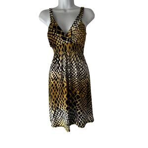 Pretty Young Thing Dress Y2k Small Sleeveless V Neck Babydoll Going Out Retro